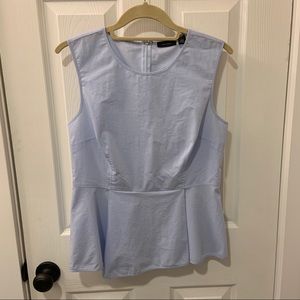 Halogen peplum top / small, blue